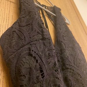 Bisou Bisou Black Laced Dress, Sz 8